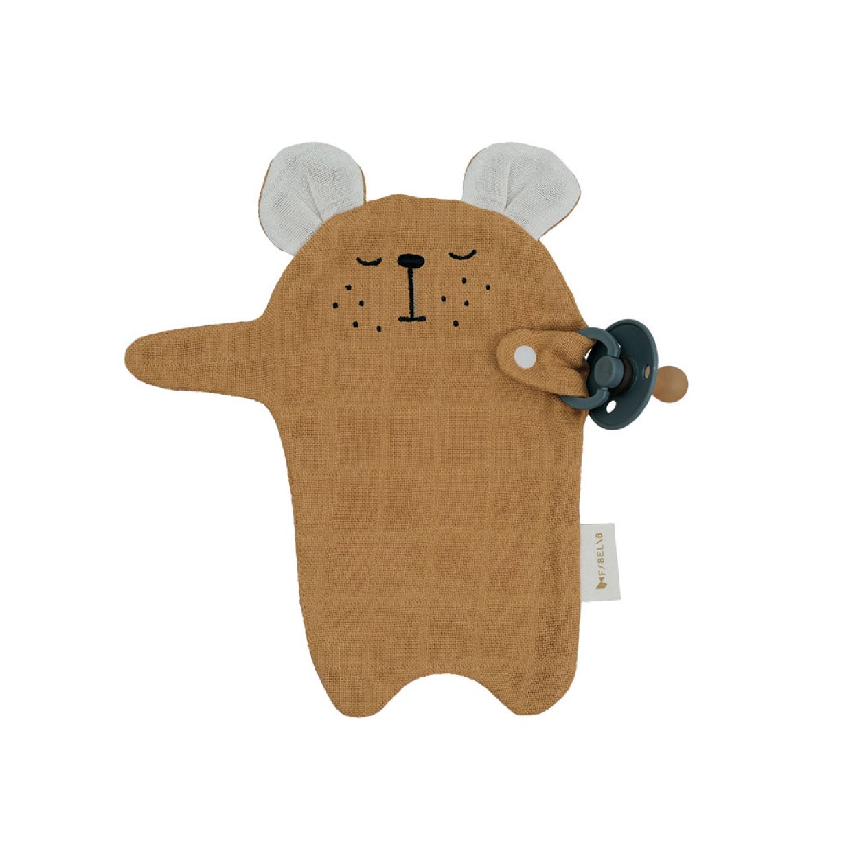 Doudou Attache-tétine Ours