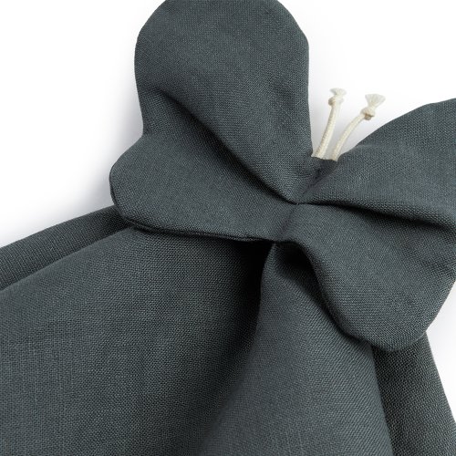 Doudou Papillon Lin Français - Green Blue