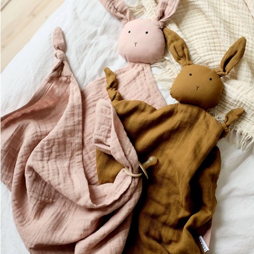 Doudou Lapin Agnete - Olive