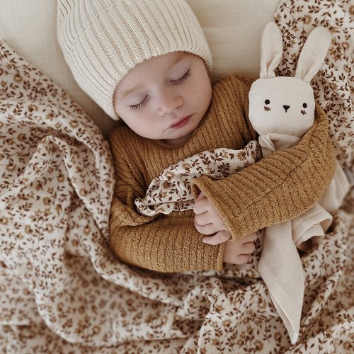 Doudou Lange Lapin - Blanc