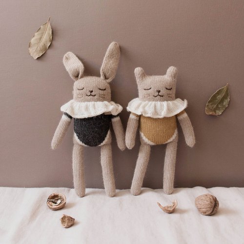 Doudou Lapin en Maillot - Noir