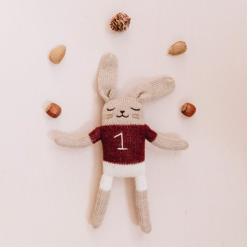 Doudou Lapin en maillot - Sienne