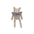 Doudou Ourson en Combinaison rayée  - Denim