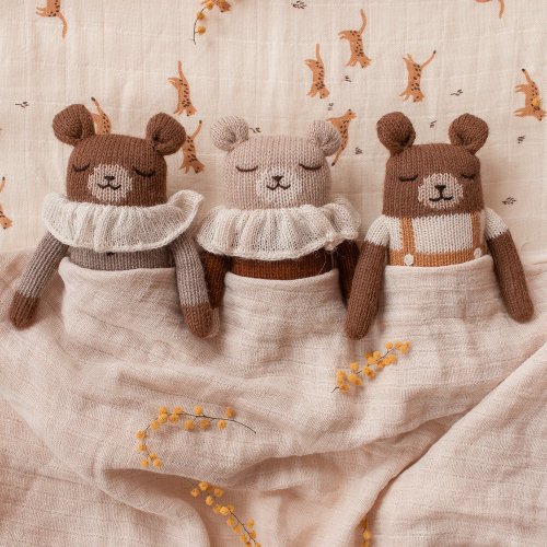 Doudou Ourson Pyjama - Avoine