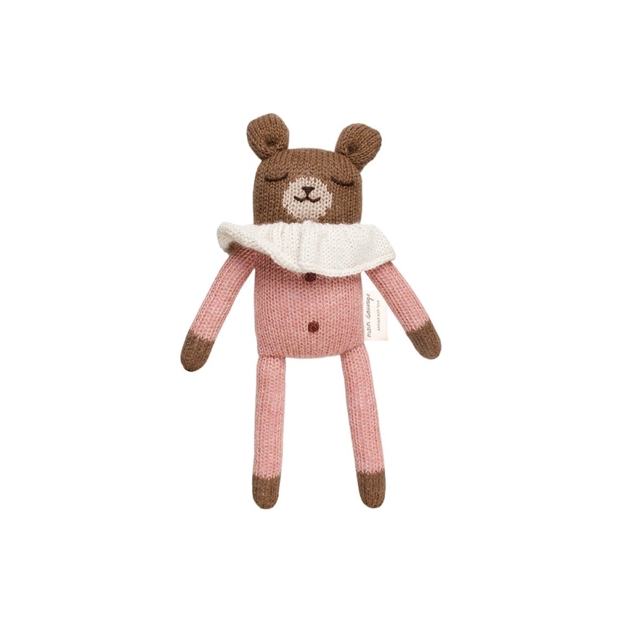 Doudou Ourson Pyjama - Rose