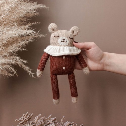 Doudou Ourson Pyjama - Sienne