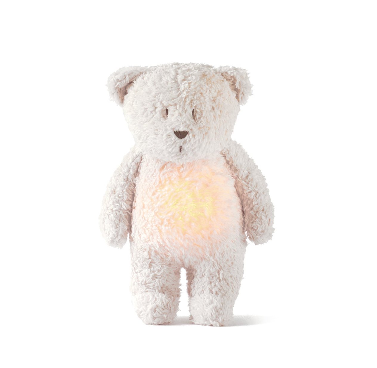 Doudou Veilleuse Ourson Vintage - Blanc polaire