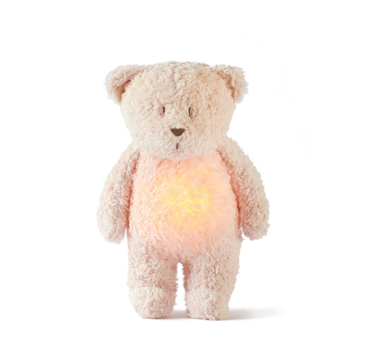 Doudou Veilleuse Ourson Vintage - Rose pâle