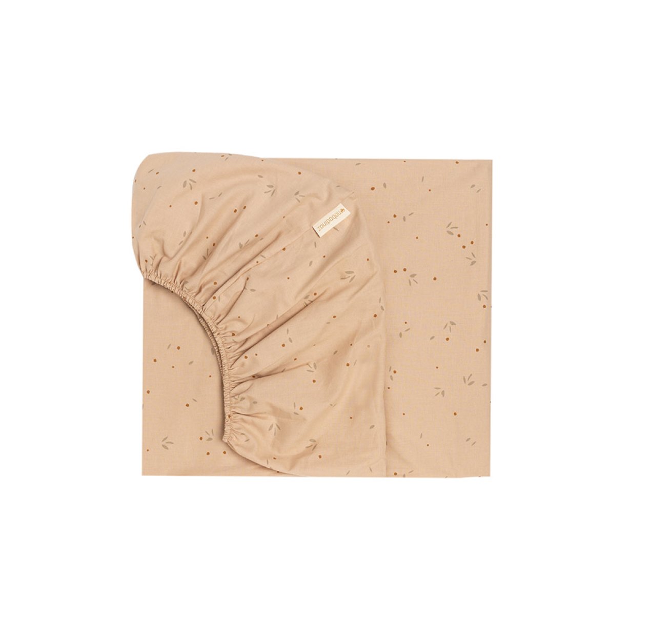 Drap housse Bébé Tibet Willow - Dune