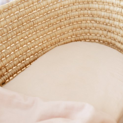 Drap housse pour berceau Melody - Rose pâle