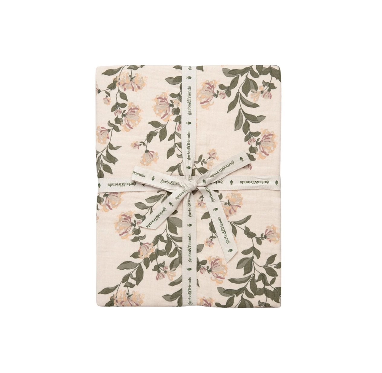 Drap housse mousseline Chèvrefeuille