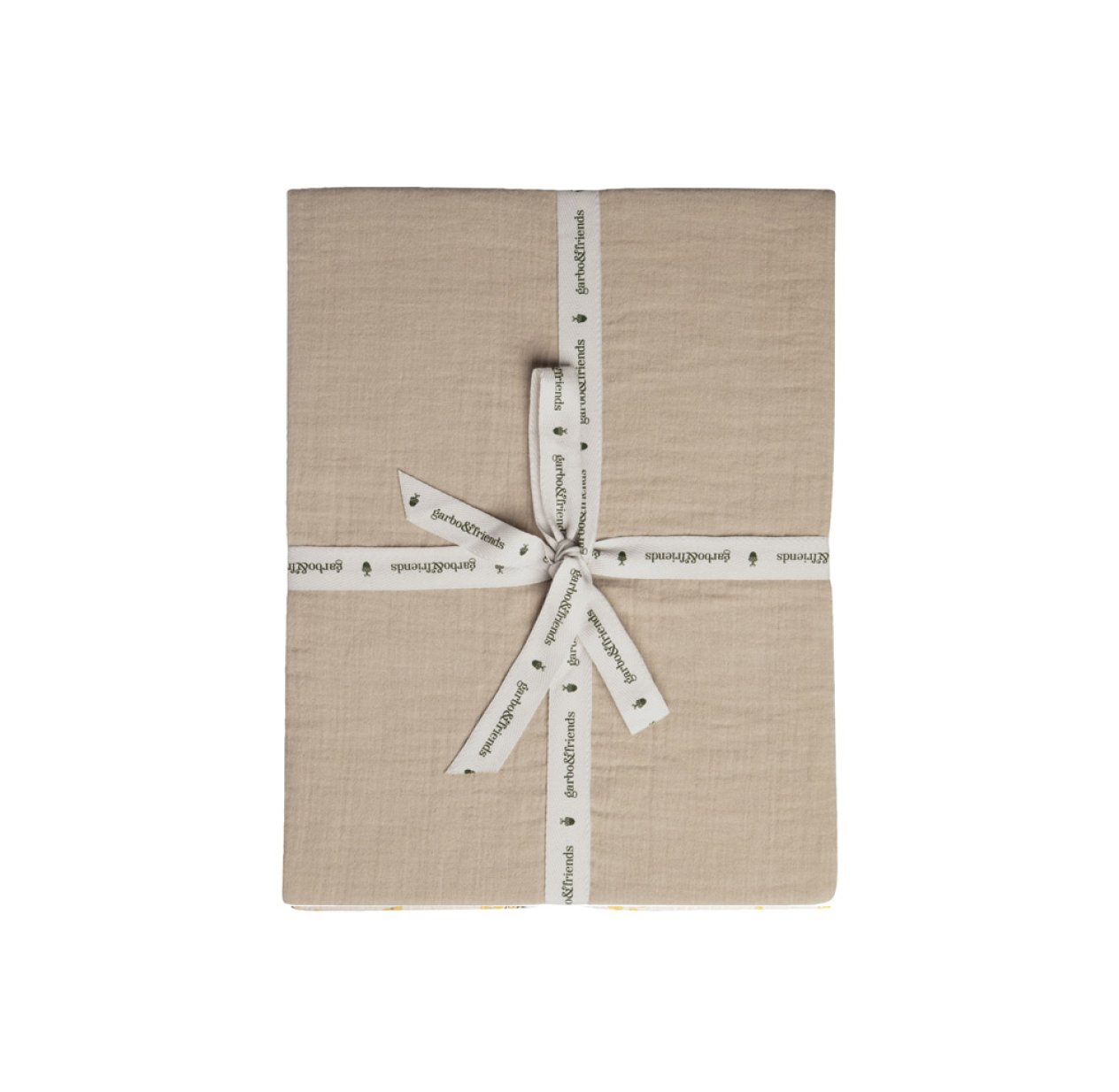 Drap housse double mousseline - Olive