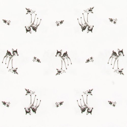 Drap housse Olivia Faon - Ecru