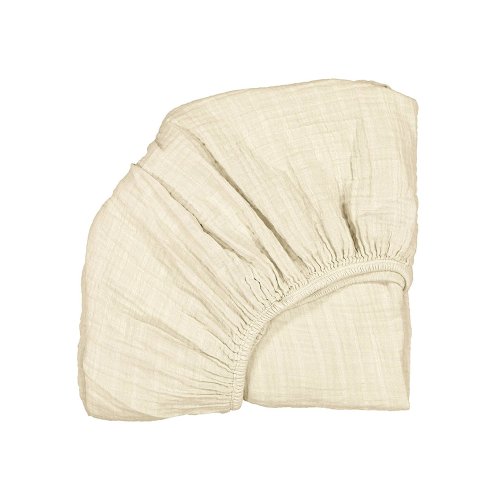 Drap housse pour lit Bébé Kimi 120 x 66 - Milk