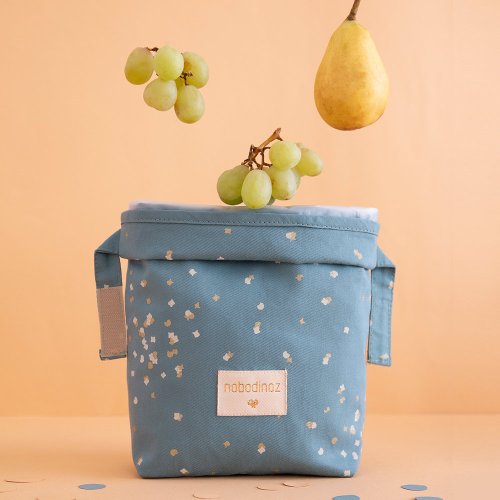 Sac à goûter Too Cool Gold Confetti - Vert celadon