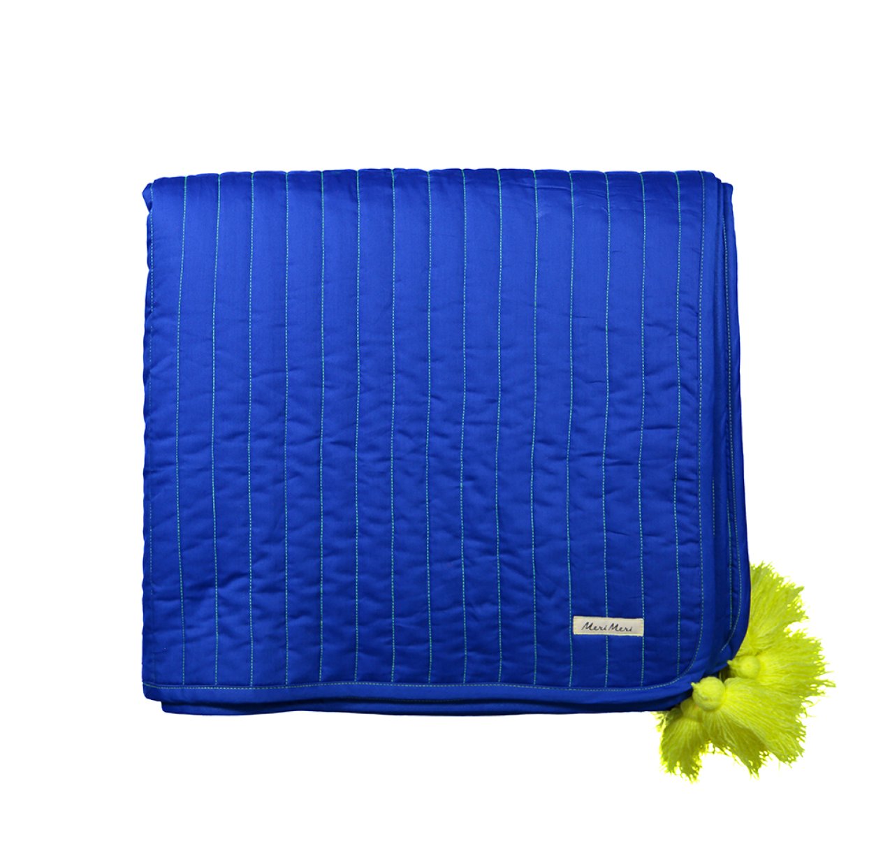 Edredon pompons - Indigo