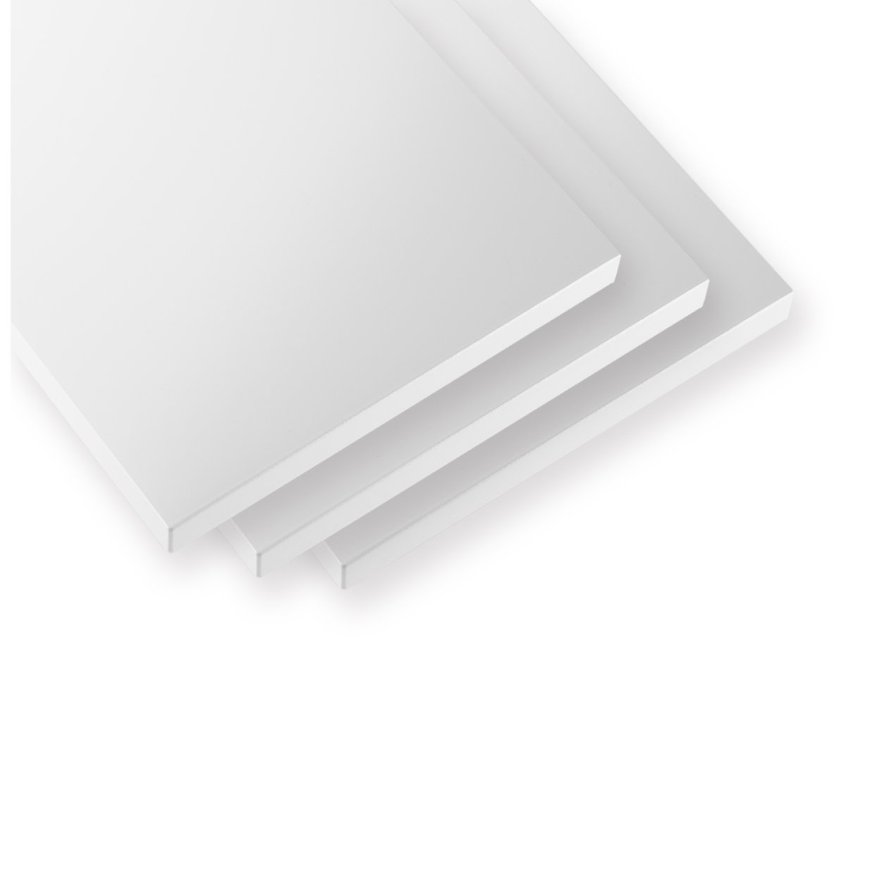 Pack 3 étagères 78 cm - Blanc