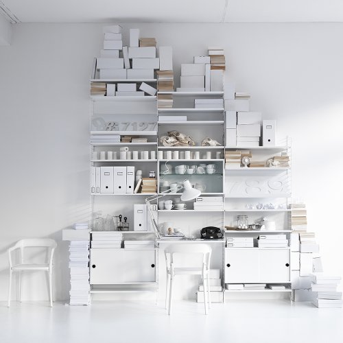 Pack 3 étagères 78 cm - Blanc