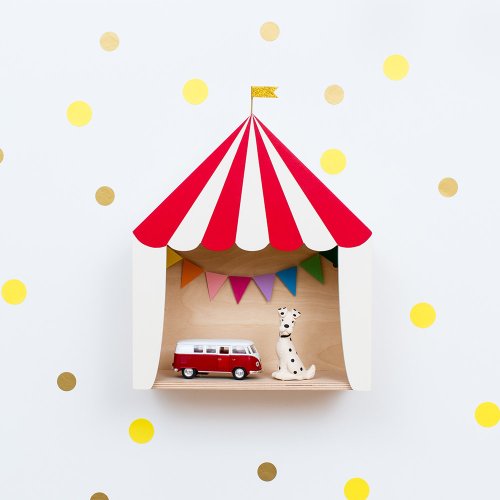 Etagère Cirque - Rouge