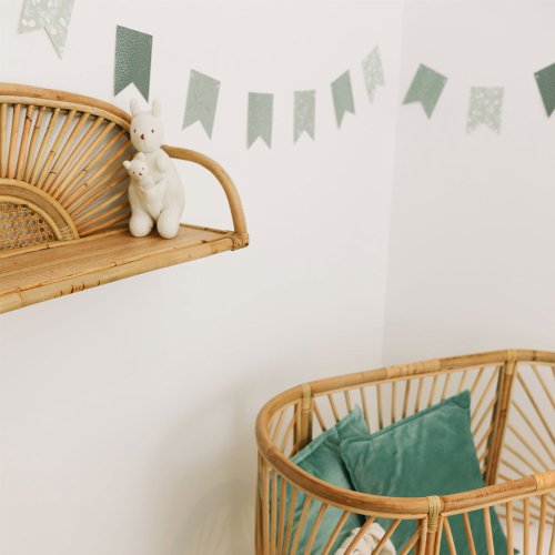 Etagère en rotin et cannage Flores