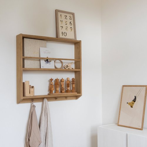 Etagère Livres Eli - Chêne fumé