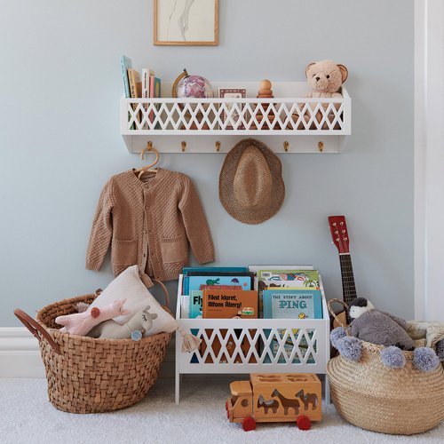 Etagère à crochets Harlequin - Blanc