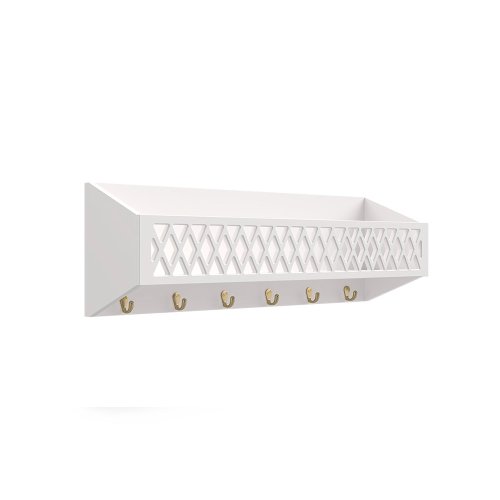 Etagère à crochets Harlequin - Blanc