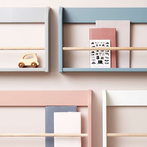 Etagere Murale A Livres Bleu Gris Flexa Play Pour Chambre Enfant Les Enfants Du Design