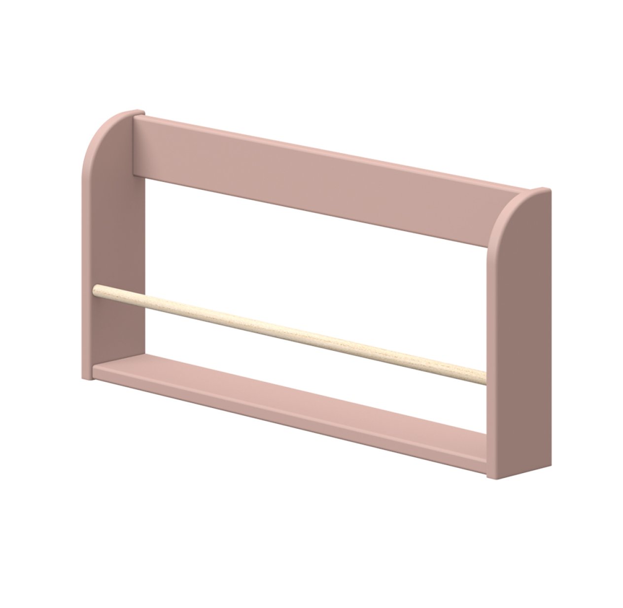 Etagère murale à livres - Vieux rose