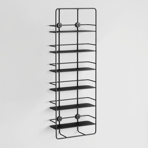 Etagère murale verticale - Noir