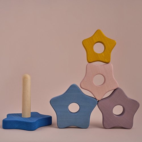 Etoiles à empiler - Multicolore