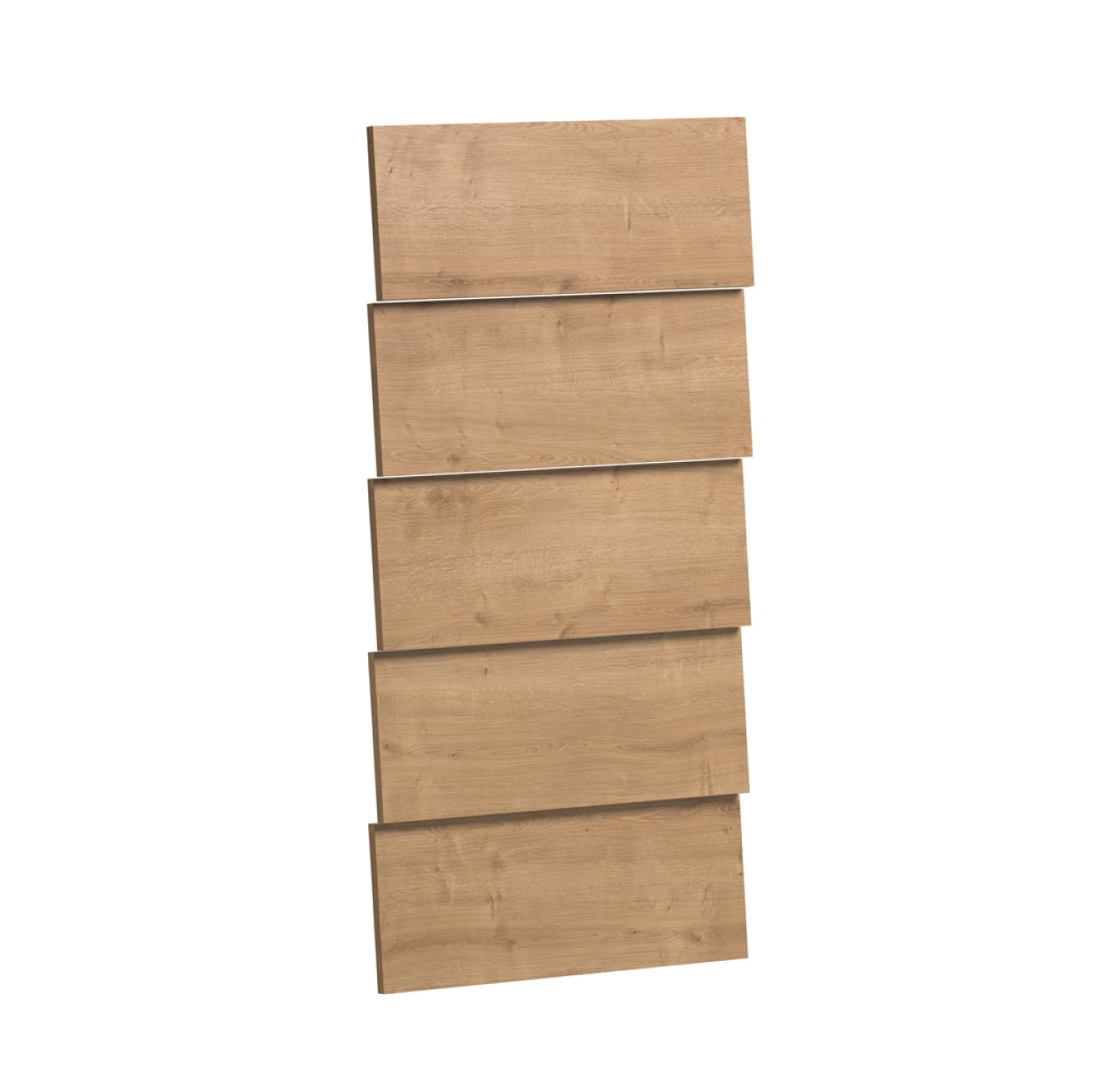Faces supplémentaires pour chiffonnier 5 tiroirs Vintage - Chêne