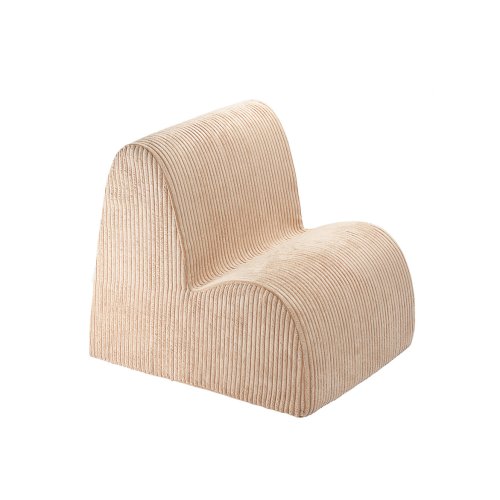 Fauteuil Cloud en velours côtelé - Beige