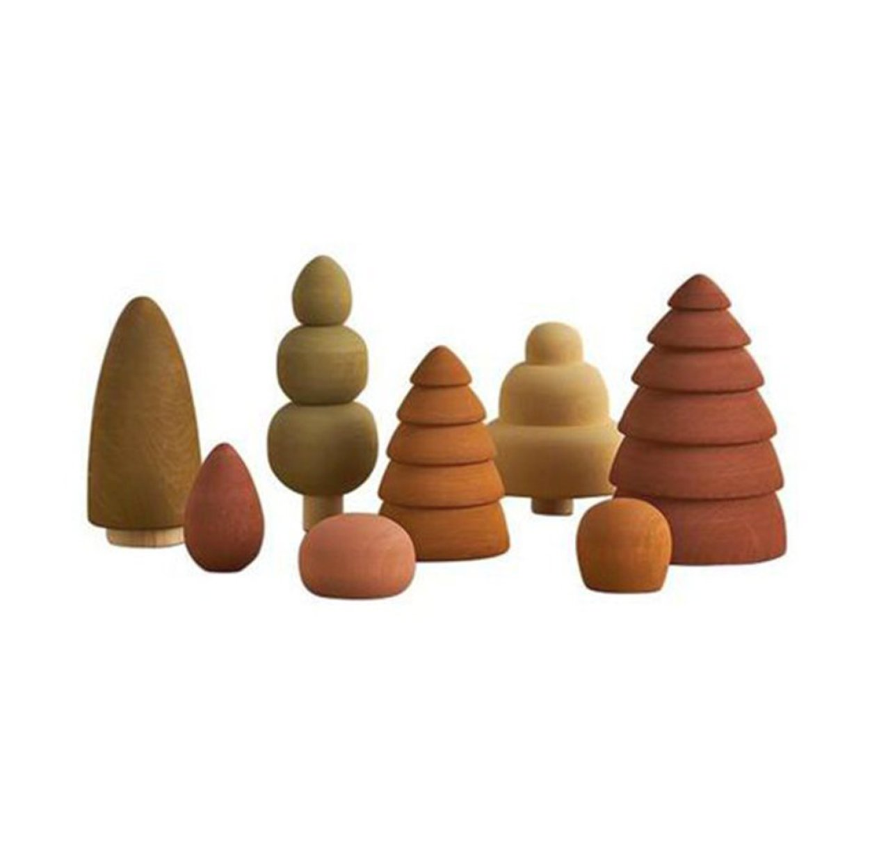 Set d'arbres Forêt Autumn