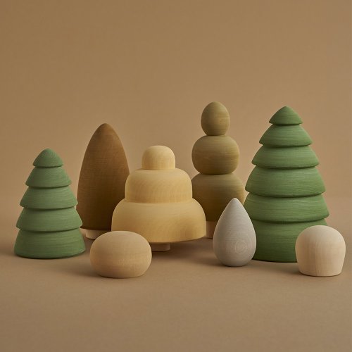 Set d'arbres Forêt Summer