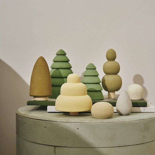 Set d'arbres Forêt Summer