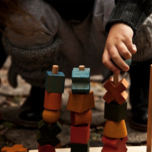 Formes à empiler rainbow