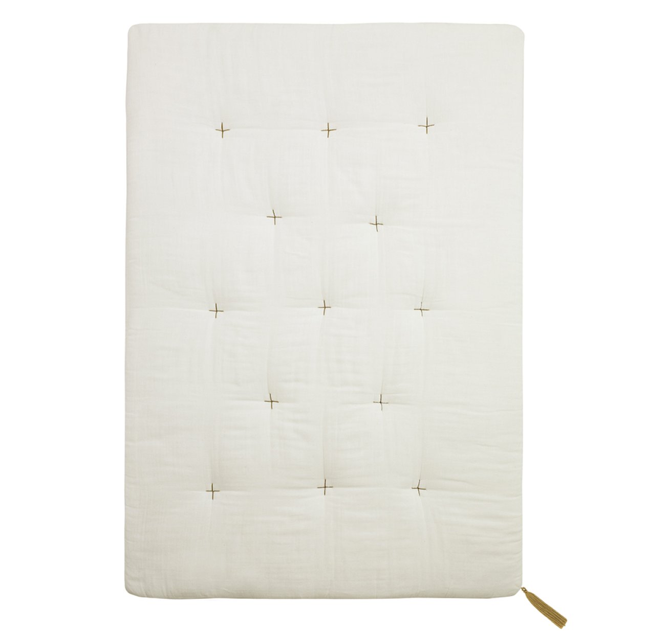Edredon Futon en gaze de coton - Blanc