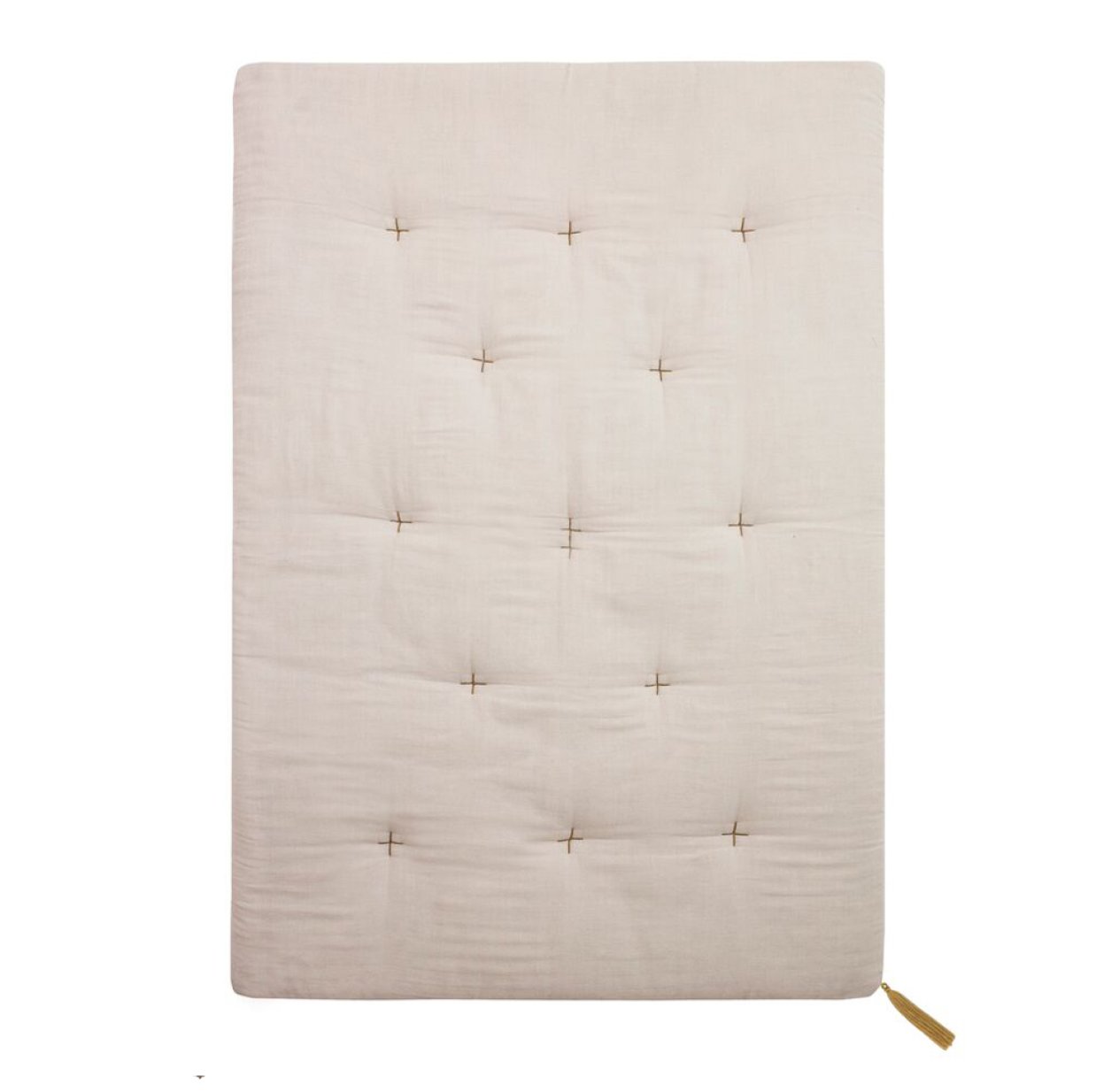 Edredon Futon en gaze de coton - Rose poudré