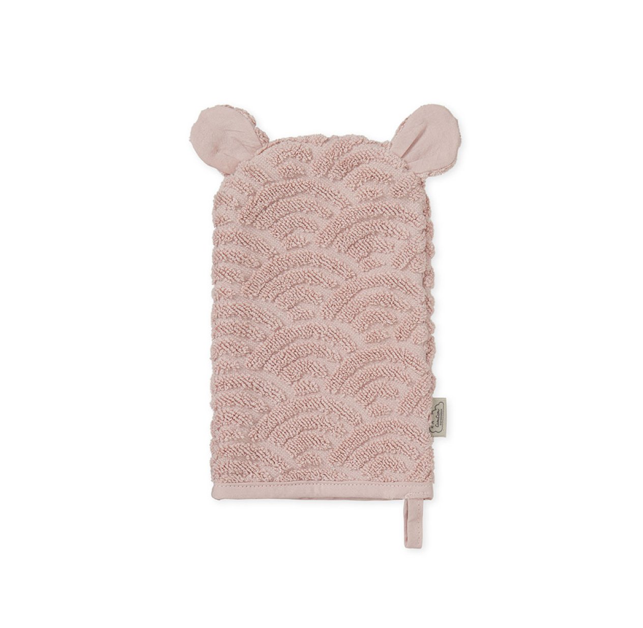Gant de Toilette Ours - Vieux rose