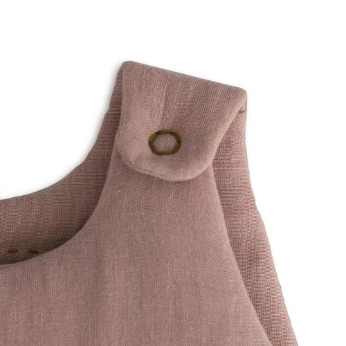 Gigoteuse Hiver Gaze de coton bio - Vieux rose