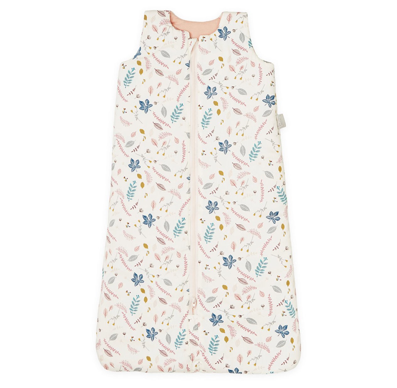 Gigoteuse Pressed leaves rose - Blanc