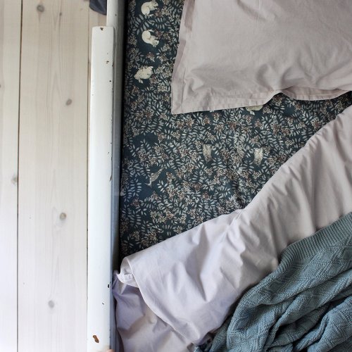 Drap housse bébé Fauna - Vert foncé