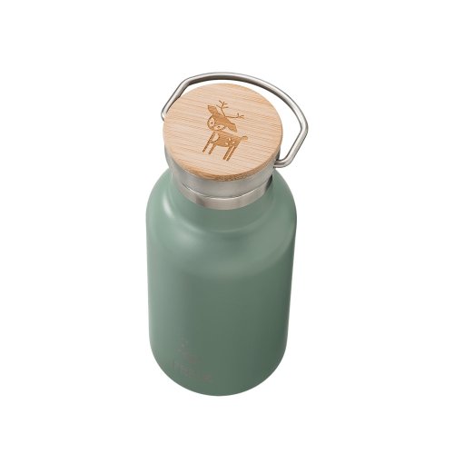 Gourde paille isotherme 350 ml - Sauge