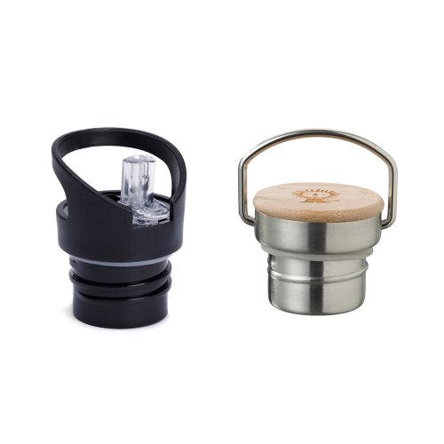 Gourde paille isotherme 350 ml - Marine