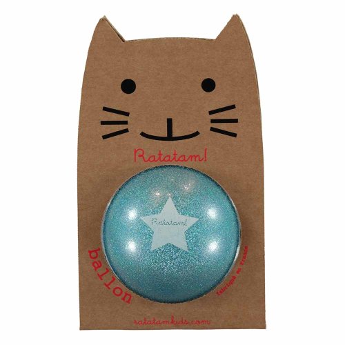 Ballon à paillettes - Bleu turquoise