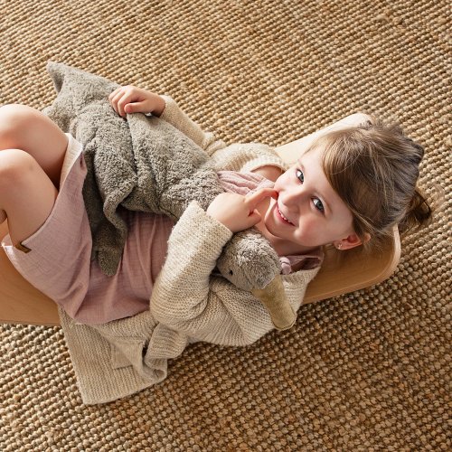 Grande Peluche Bouillotte Oie - Gris