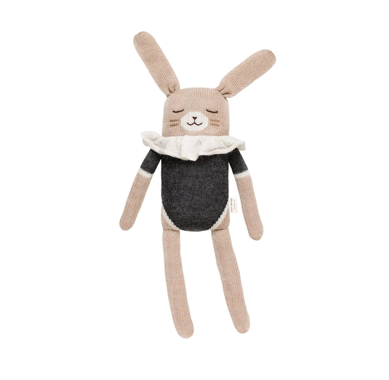 Grand doudou Lapin Maillot - Noir