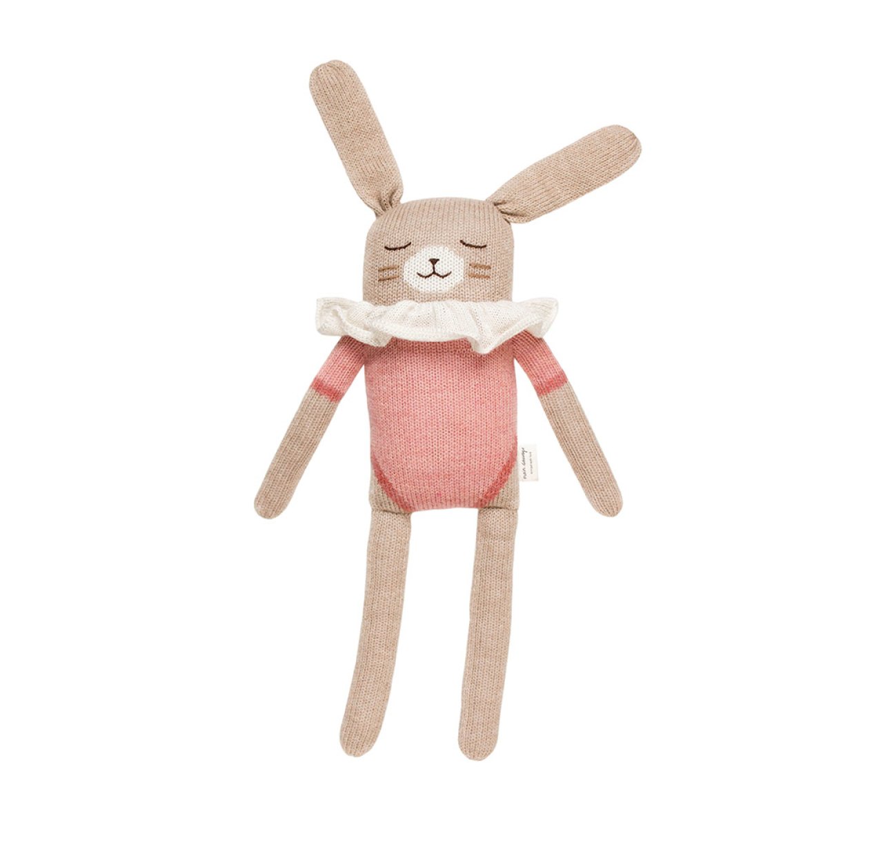 Grand doudou Lapin Maillot - Rose