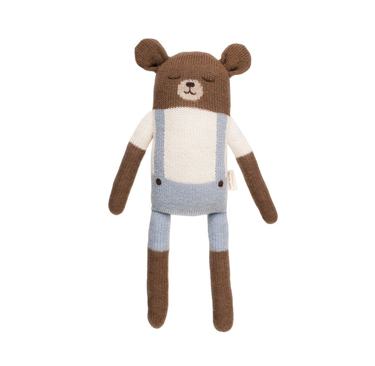 Grand doudou Ours - Bleu